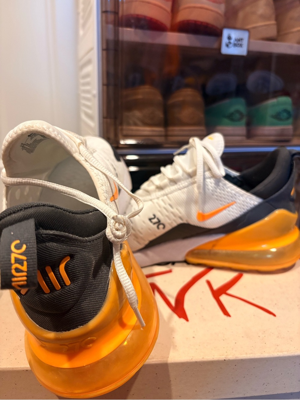 Men’s Nike Air Max 270 White, Gold
